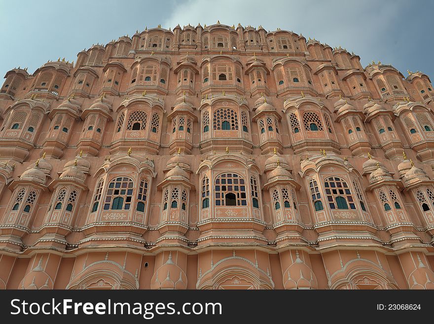 Travelling Asia - Jaipur, India, Hawal mahal - the palace of winds. Travelling Asia - Jaipur, India, Hawal mahal - the palace of winds