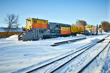 Railway Locomotives Stock Photography