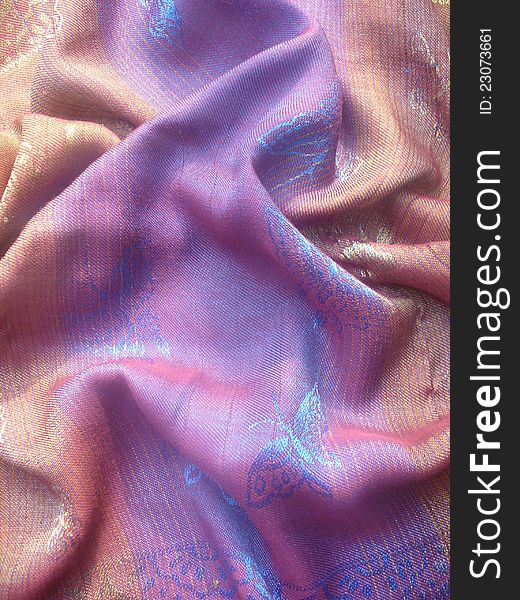 Silk Fabric As A Background