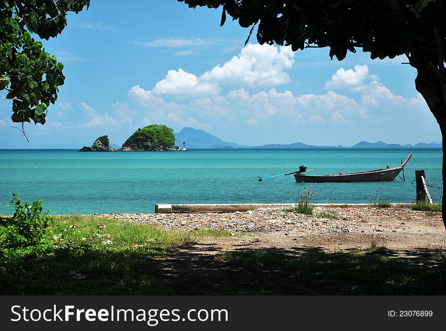 Beautiful View From Shore, Thailand