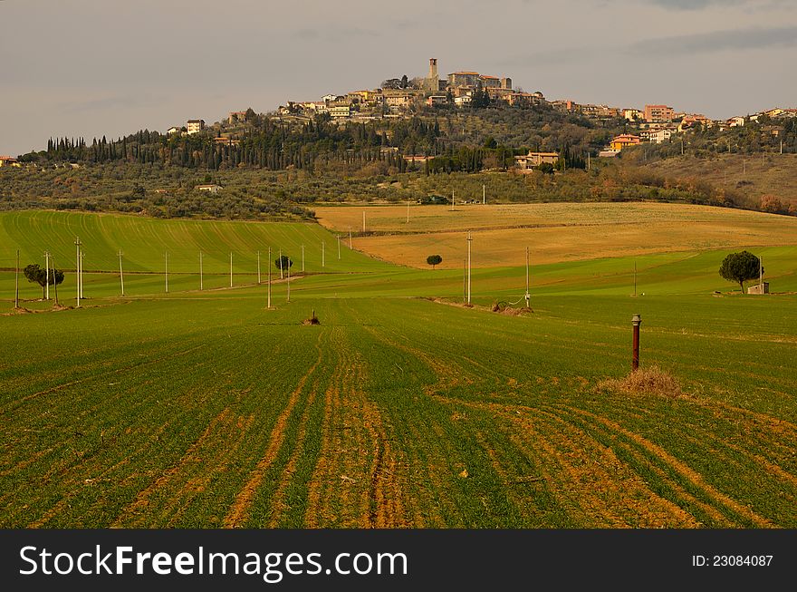 A country village in the italian center