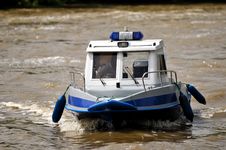 Police Motorboat Stock Image Police Motorboat Stock Image