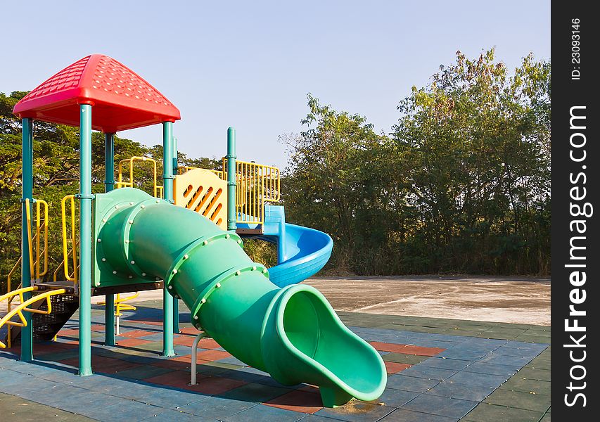 Children Playground In Park