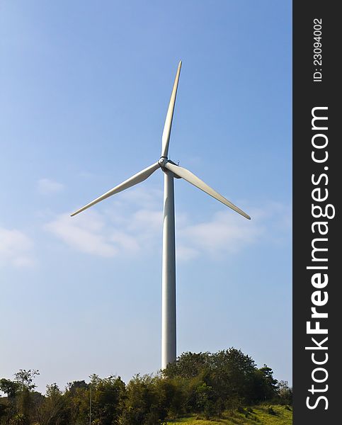 Wind energy turbine power station