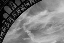 Eiffel Tower Ornate Curve Stock Image Eiffel Tower Ornate Curve Stock Image