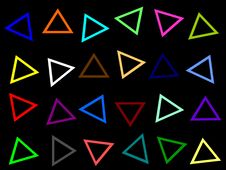 Colorful Triangles All Over Royalty Free Stock Photo Colorful Triangles All Over Royalty Free Stock Photo