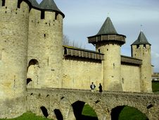 Chateau Of Carcassone Stock Image Chateau Of Carcassone Stock Image