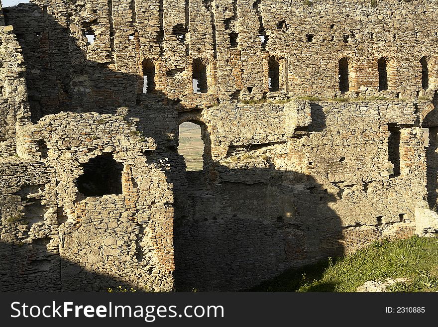Old romanian castle from Deva. Old romanian castle from Deva
