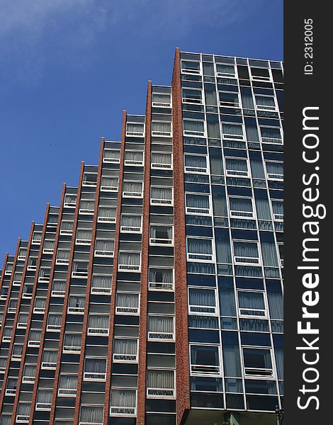 Exterior windows on a generic, urban building.