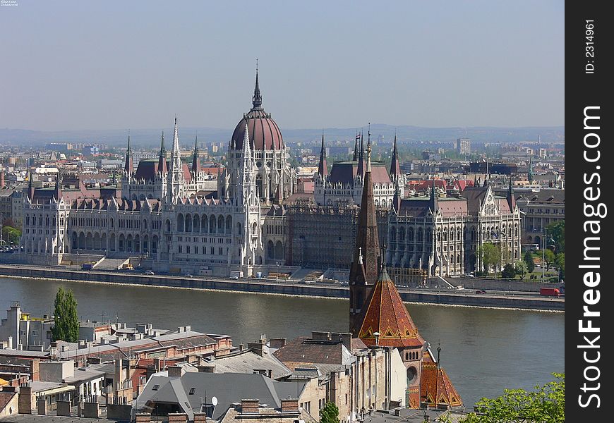 Parliament in Budapest, capital of Hungary