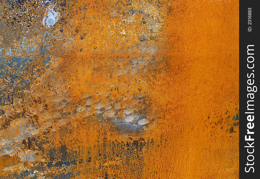 Old and rusty metallic surface. Old and rusty metallic surface