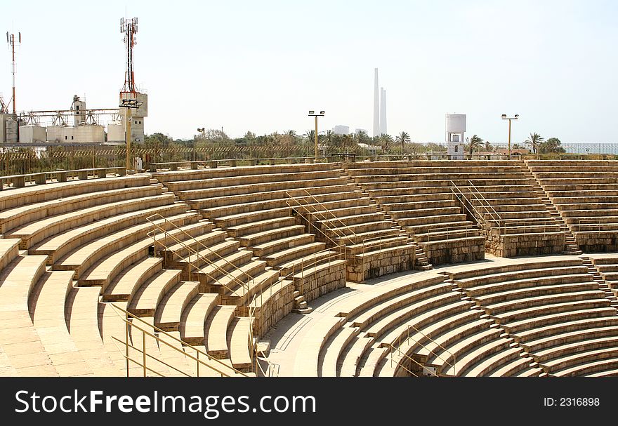 Roman theater in Caesarea, Israel