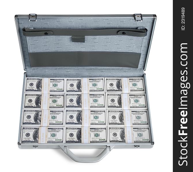 Briefcase full of money