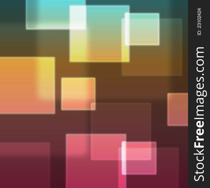 Illustration, colored squares - abstract background. Illustration, colored squares - abstract background