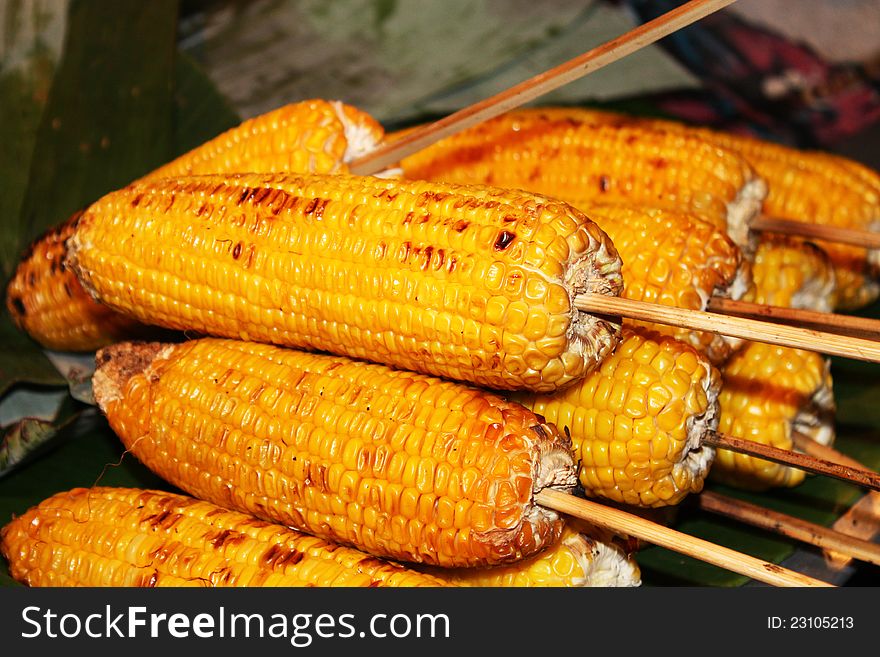 Grilled corn