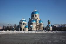 Russia, Moscow. Temple Of The Holy Trinity Royalty Free Stock Images