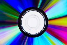 Close Up Of CD Or DVD Royalty Free Stock Photos