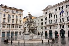 Piazza Unita, Trieste, Italia Royalty Free Stock Images Piazza Unita, Trieste, Italia Royalty Free Stock Images