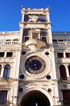 Clock Tower In Venice, Italy Stock Photos Clock Tower In Venice, Italy Stock Photos