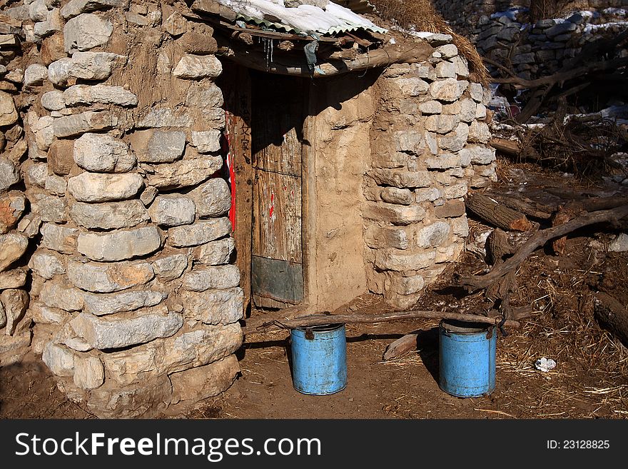 Ordinary life in rural area in Shanxi, China