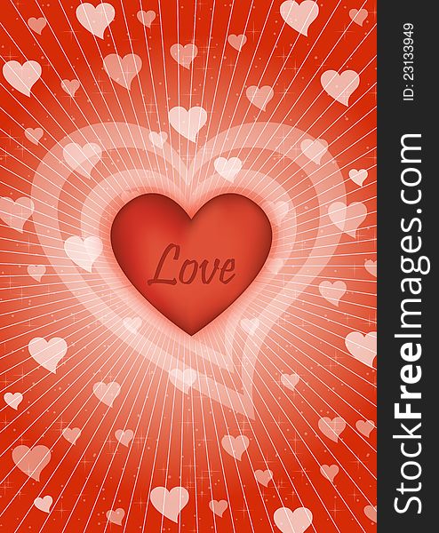 Valentine abstract background, illustration vector. Valentine abstract background, illustration vector