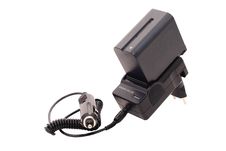 Battery Charger And Battery Stock Image Battery Charger And Battery Stock Image