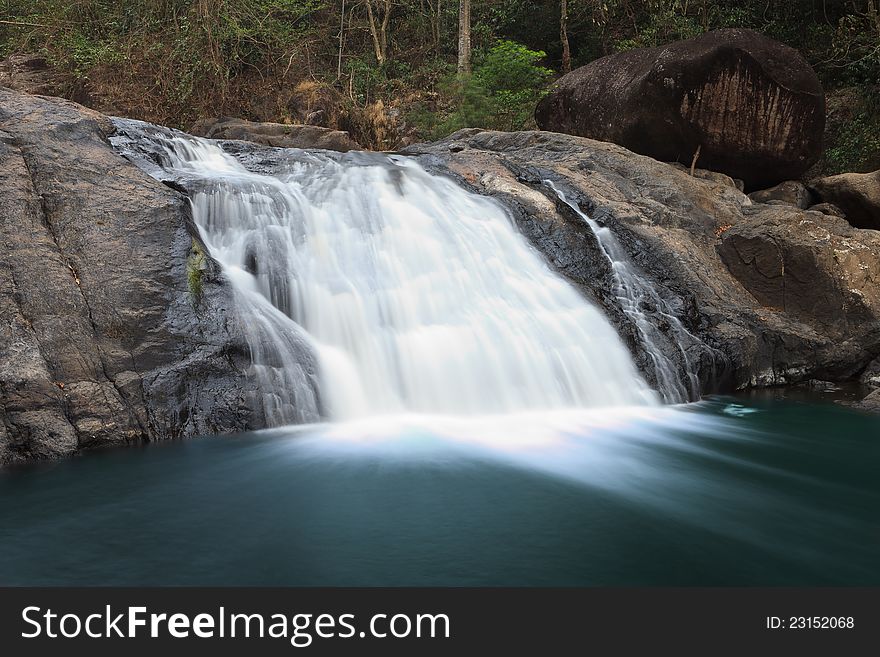 Waterfall in Thailand nation park. Waterfall in Thailand nation park