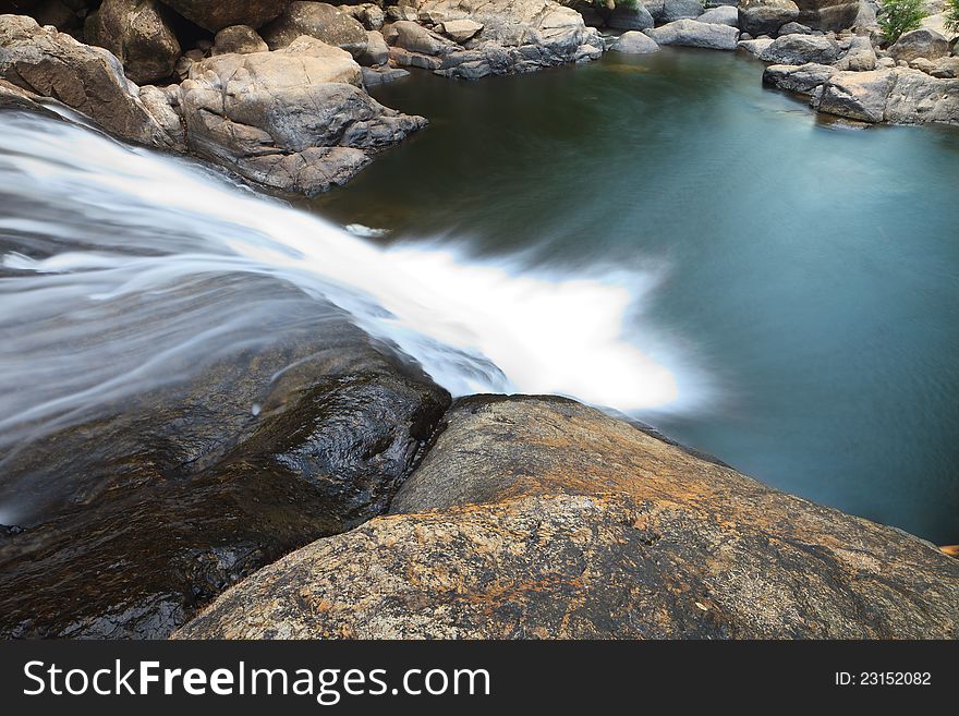 Topview of Waterfall in Thailand. Topview of Waterfall in Thailand