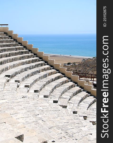 The Greco-Roman amphitheater Kourion. Cyprus.