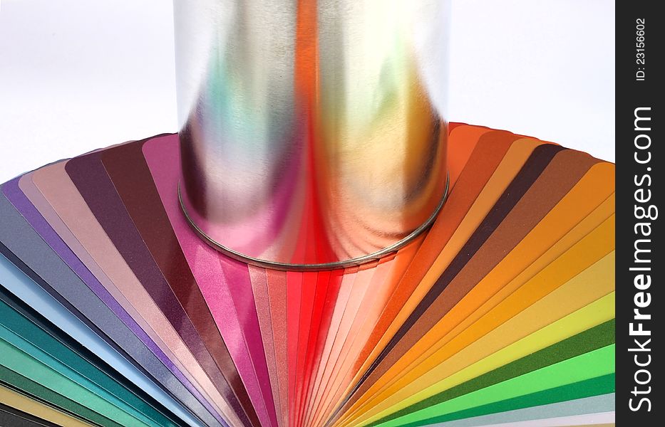 Tin Can Reflect Colour Sample Chart