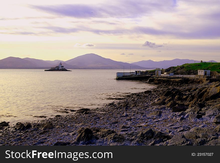 HDR of Fenit lighthouse,Fenit,County Kerry. HDR of Fenit lighthouse,Fenit,County Kerry