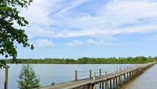Long Bridge Over A River Stock Photos Long Bridge Over A River Stock Photos