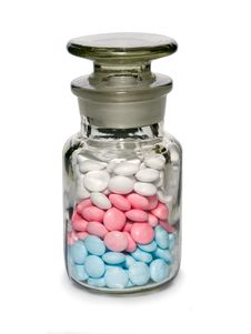 Vial With Tablets. Stock Photo Vial With Tablets. Stock Photo