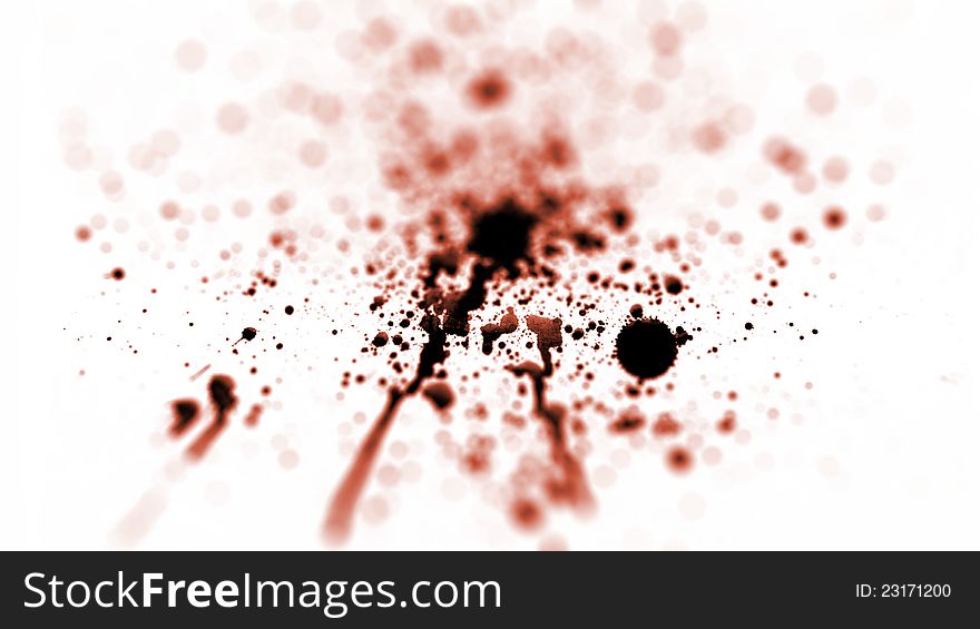 Abstract background - blots of blood, shallow depth of field. Abstract background - blots of blood, shallow depth of field