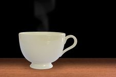 A Cup Of Hot Steaming Coffee Or Tea Royalty Free Stock Image A Cup Of Hot Steaming Coffee Or Tea Royalty Free Stock Image