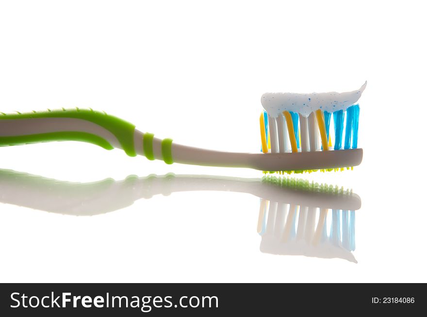 Good toothbrush and toothpaste oral hygiene. Good toothbrush and toothpaste oral hygiene