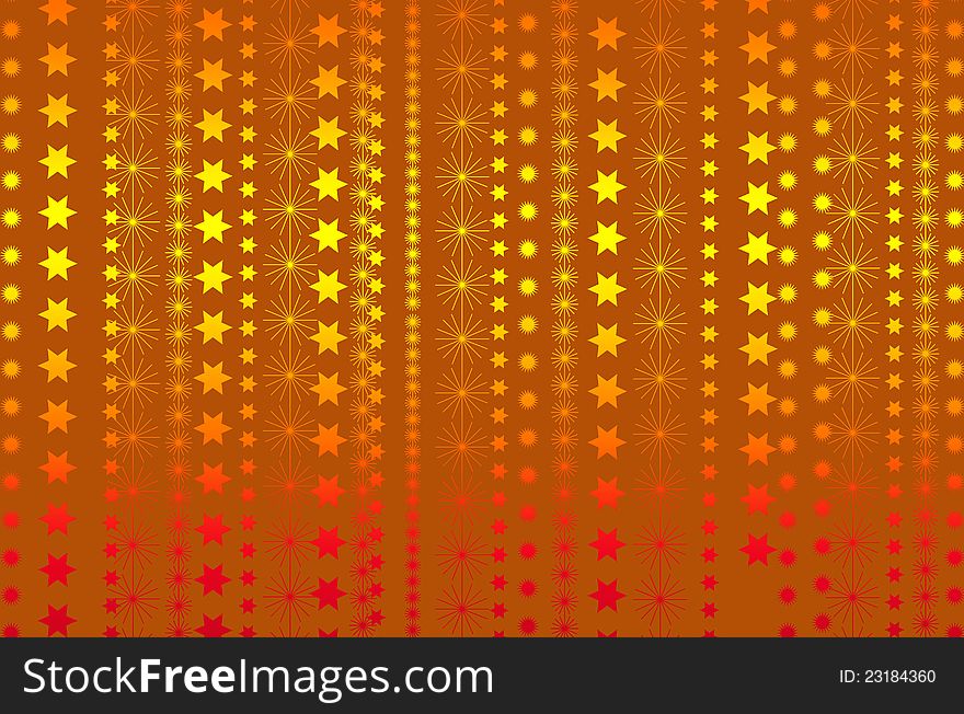 Abstract background custom star. Abstract background custom star