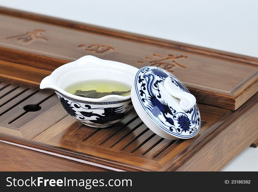 TeaCup,Tea cup, porcelain, blue traditional patterns,A taste of the good mood of the tea process