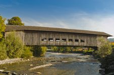 Covered Bridge In Switzerland Royalty Free Stock Image Covered Bridge In Switzerland Royalty Free Stock Image