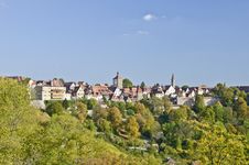 Rothenburg Panorama Stock Photo