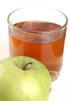 Green Apple And Glass Of Juice Royalty Free Stock Photo Green Apple And Glass Of Juice Royalty Free Stock Photo