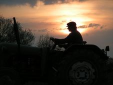 Shadow Of Farm Worker Stock Photos Shadow Of Farm Worker Stock Photos