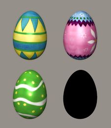 Easter Eggs Royalty Free Stock Photo