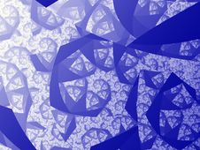 Fractal Blue Background Stock Photography Fractal Blue Background Stock Photography