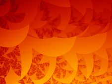 Red Fractal Background Royalty Free Stock Photos