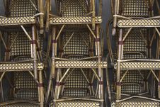 Chairs At A Parisian Bistro Royalty Free Stock Images Chairs At A Parisian Bistro Royalty Free Stock Images
