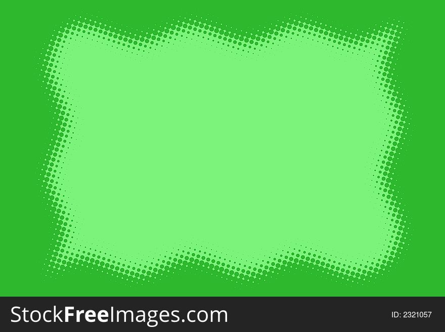 Dotted Green Border