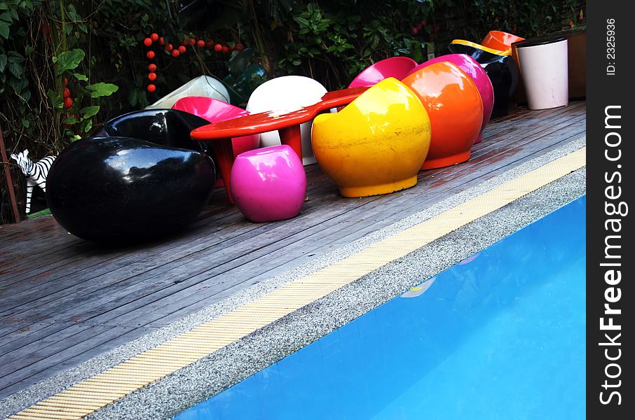 Funky Pool Furniture