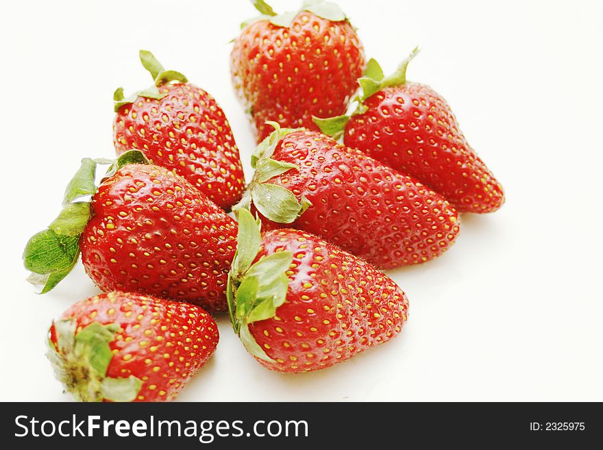 Red Strawberry Isolated