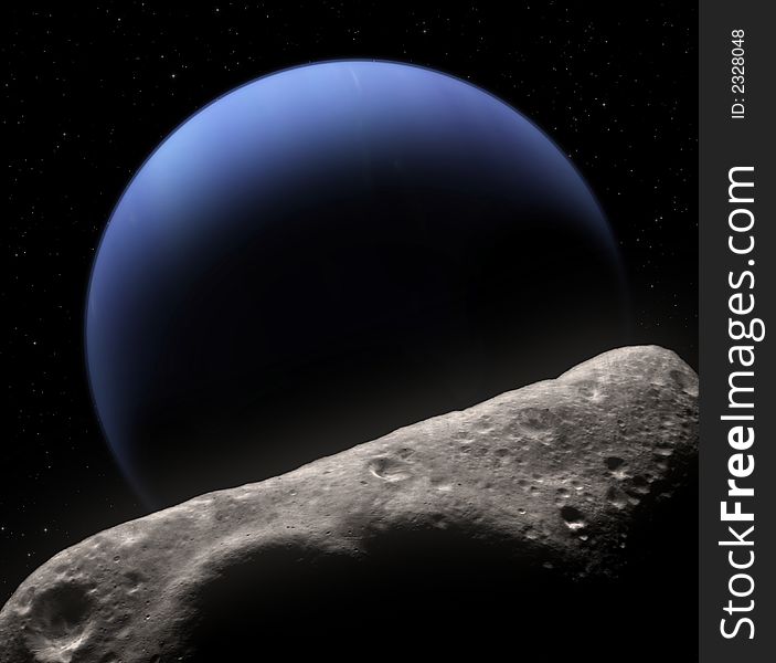 Naiad is a nearest Neptune's small moon